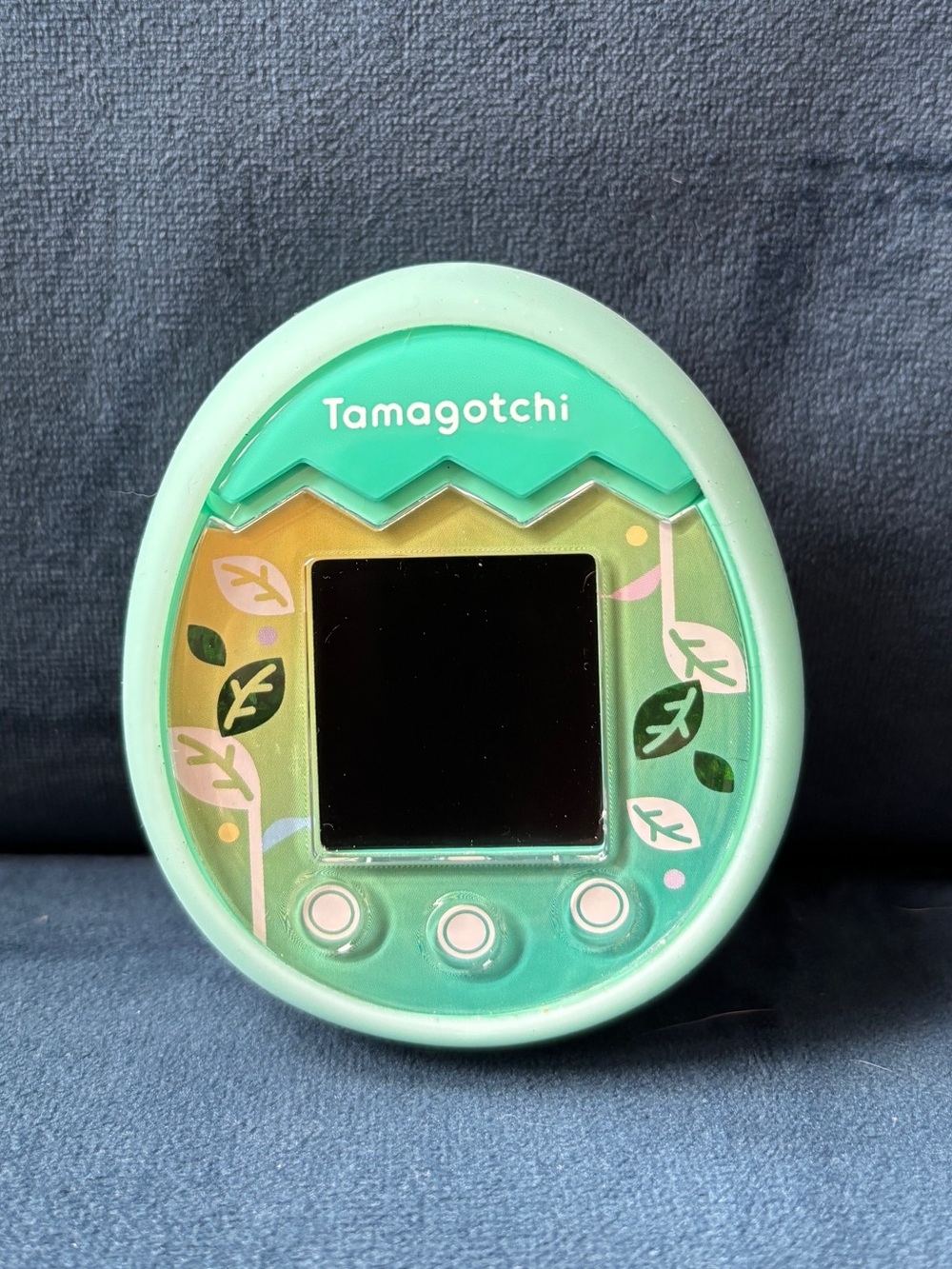 Tamagotchi Pix - Nature Green with Silicon Cover